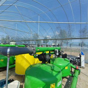 Installation of irrigation equipment