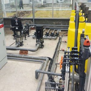 Installation of irrigation equipment